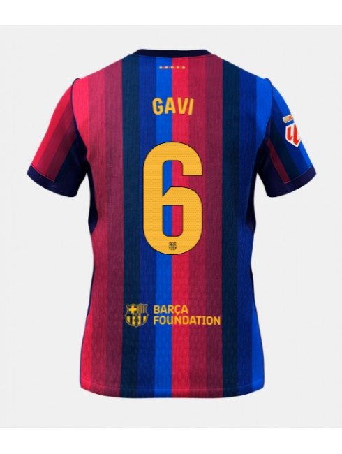 Barcelona Paez Gavi #6 Replika Hemmakläder 2026-27 Kortärmad Barcelona Paez Gavi #6 Replika Hemmakläder 2026-27 Kortärmad